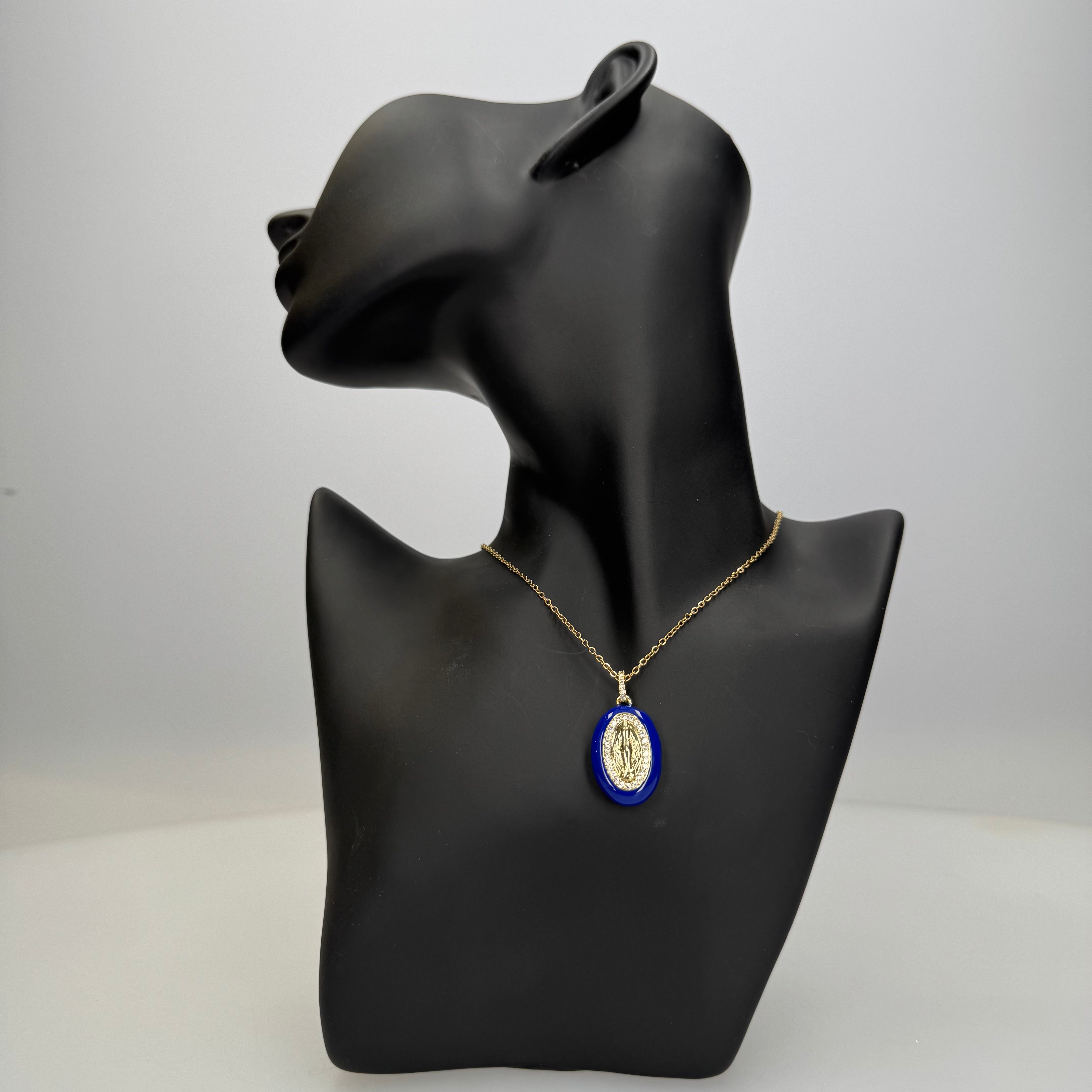 Collana Madonnina in Resina