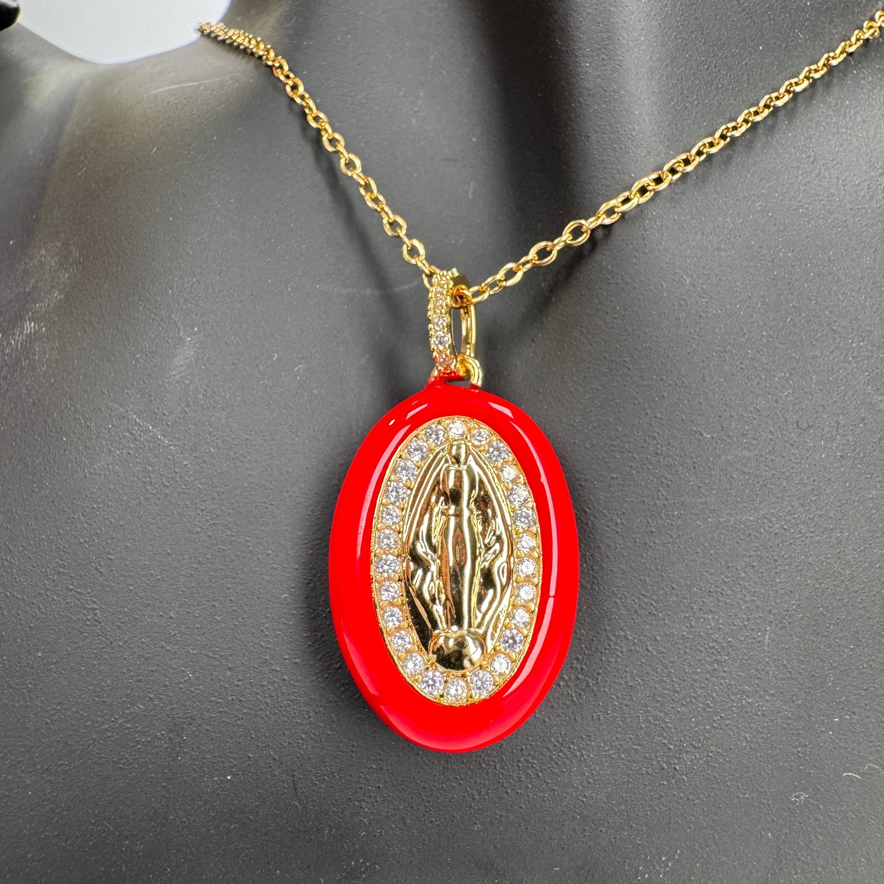 Collana Madonnina in Resina