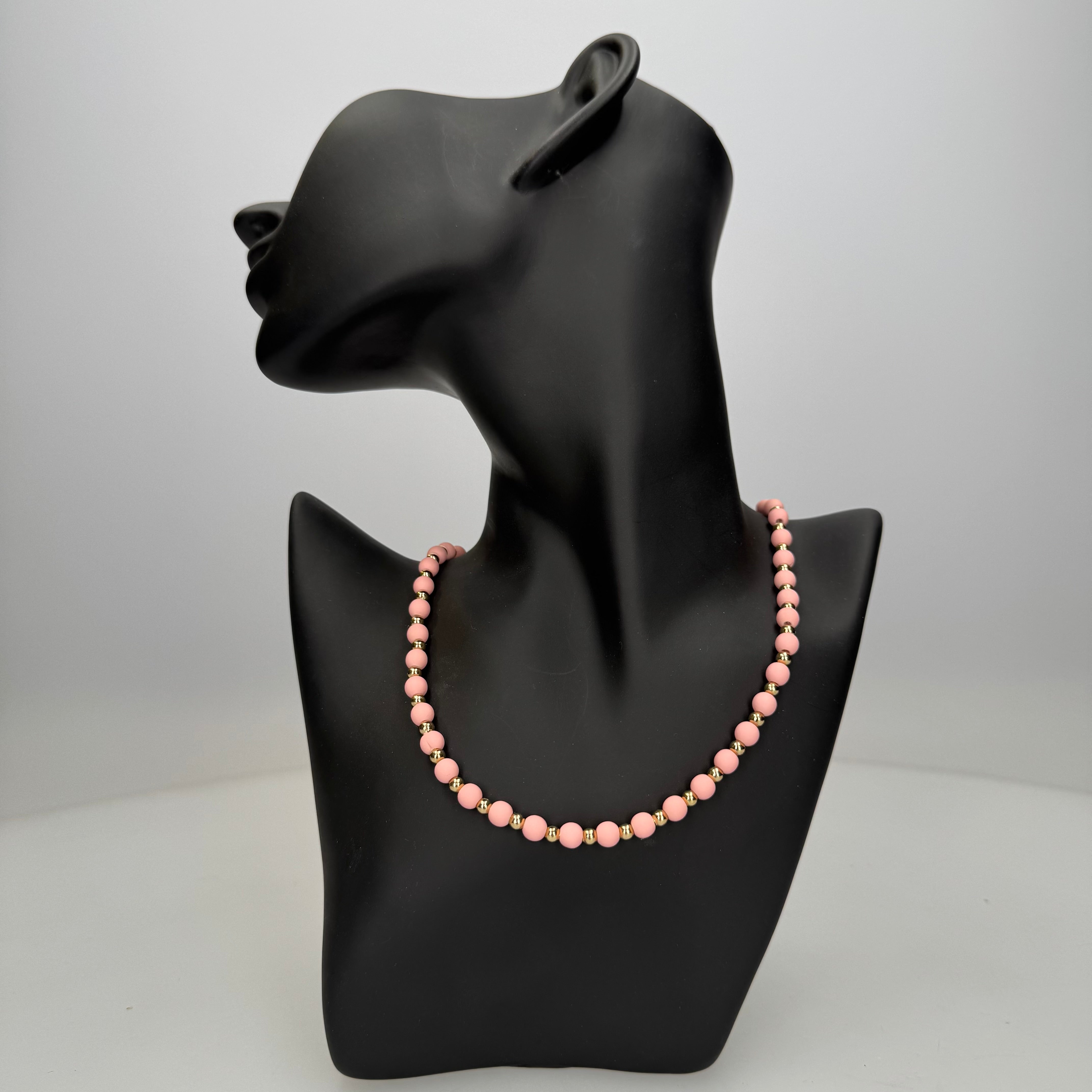 Collana perle colorate medie