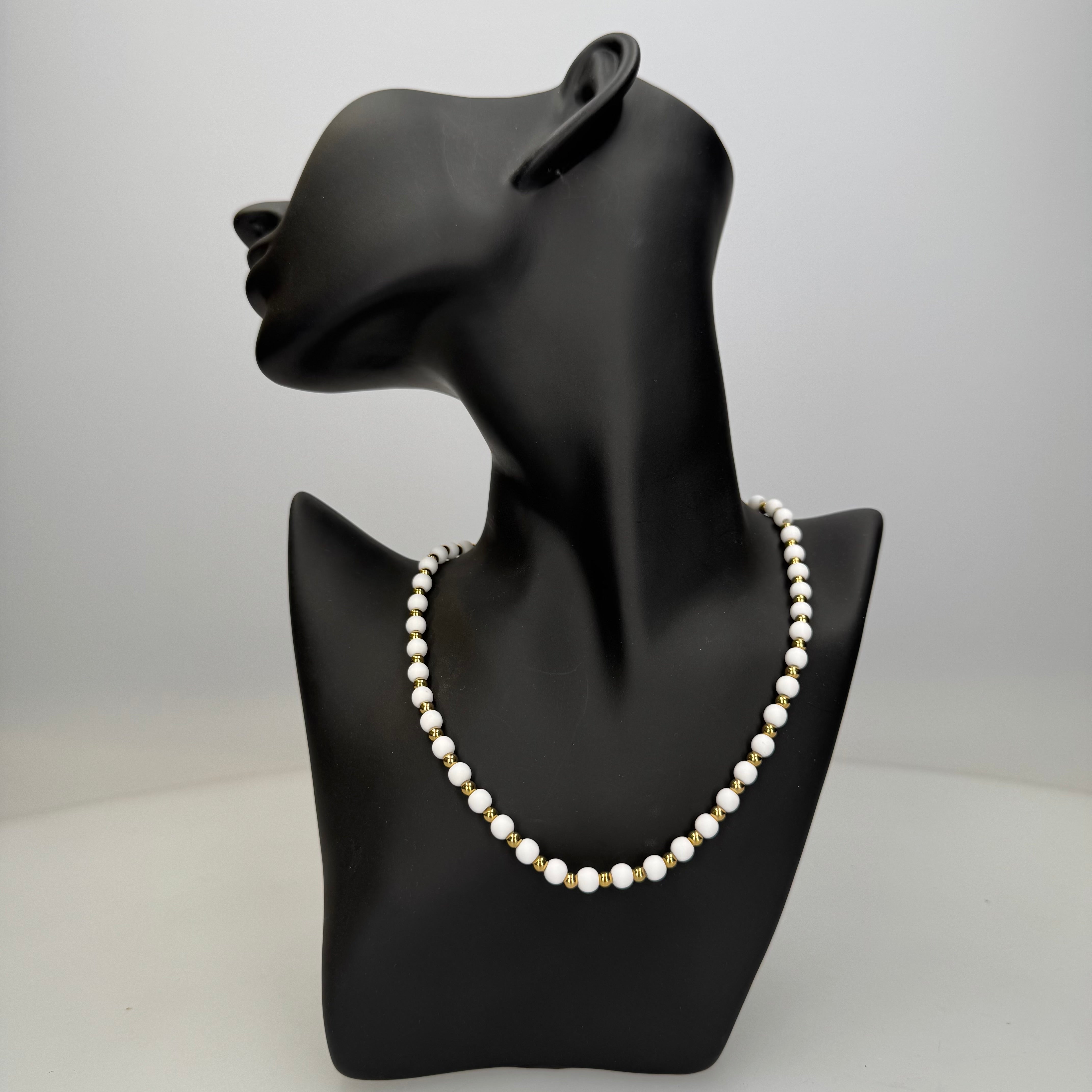 Collana perle colorate medie