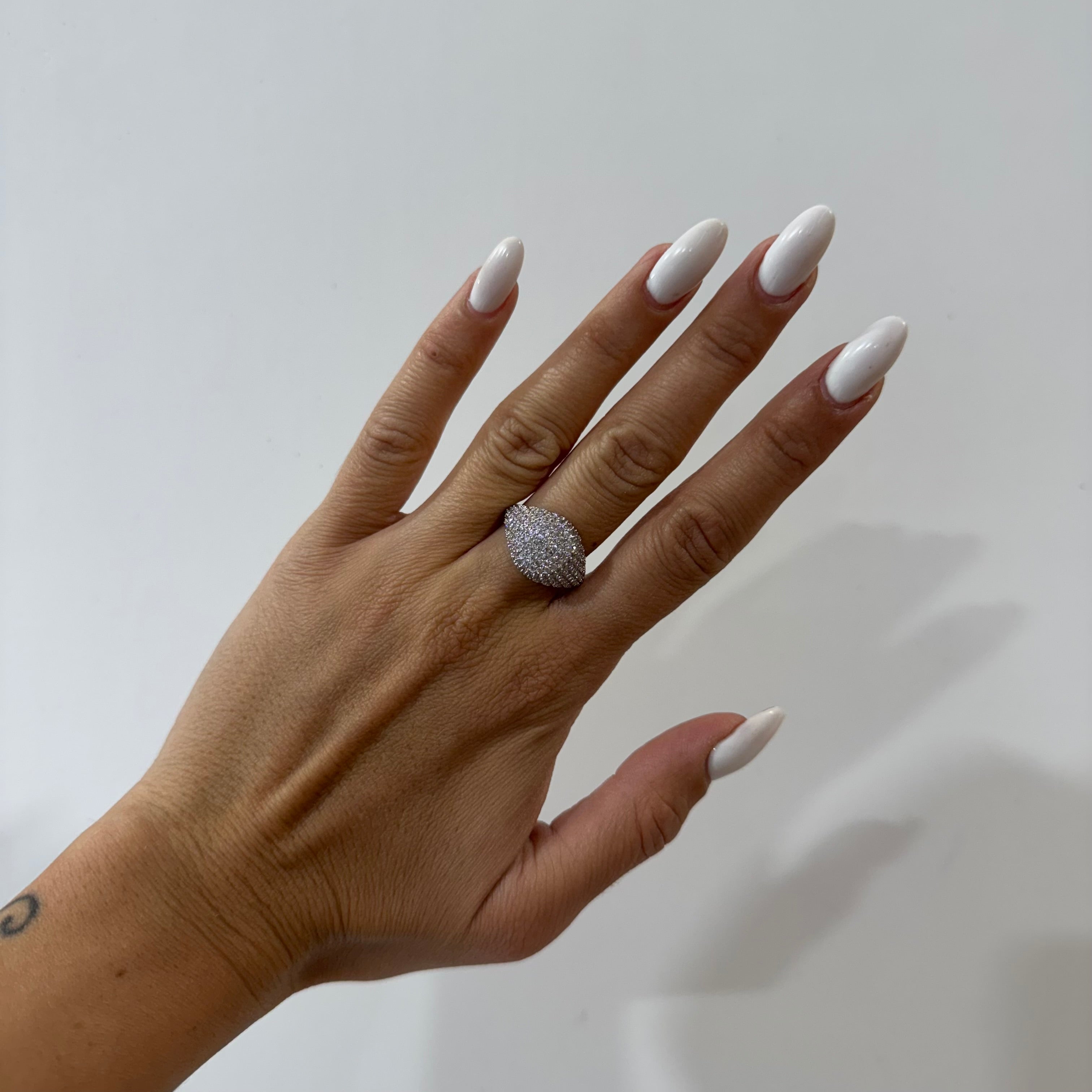 Anello Sigillo Strass