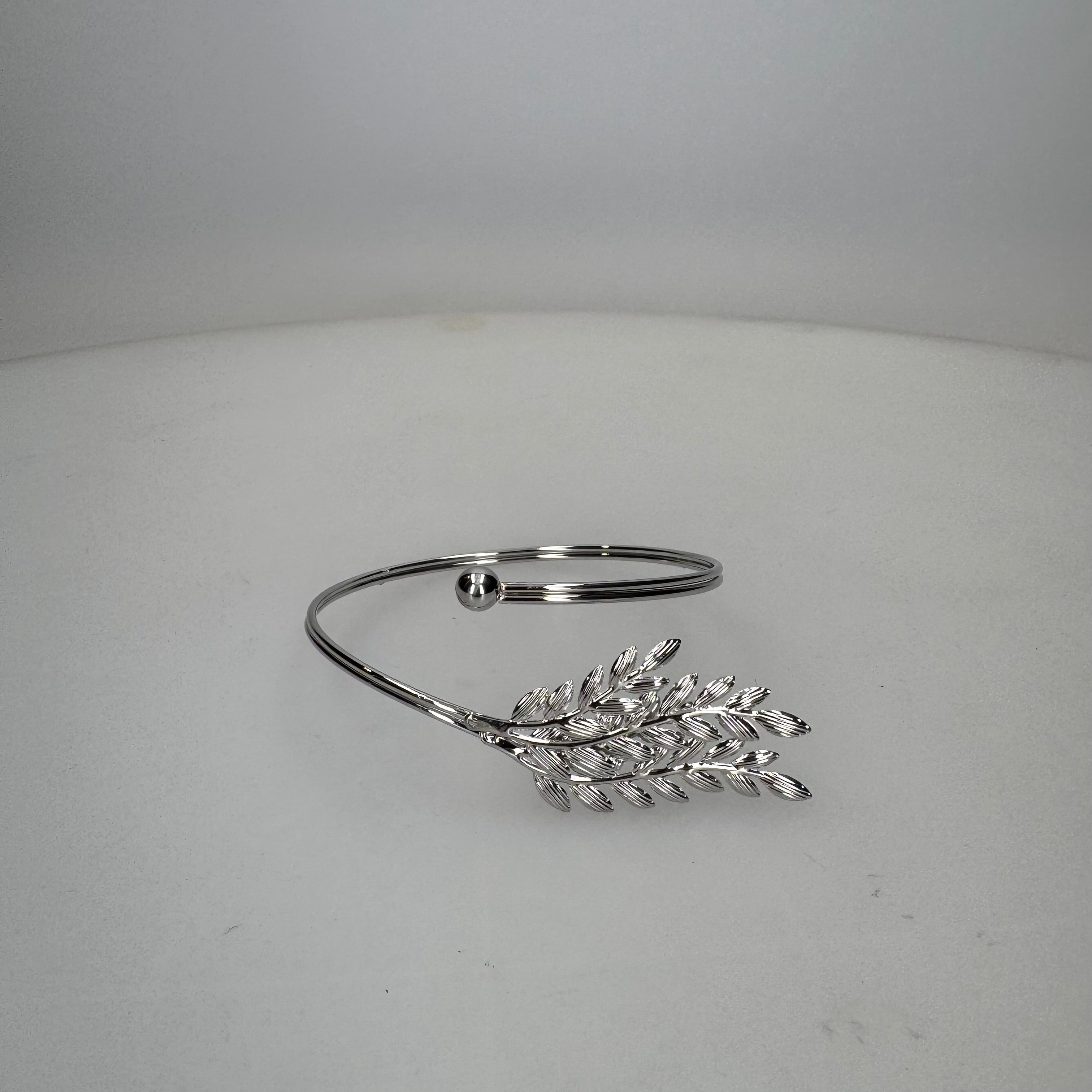 Bracciale Rigido Foglie