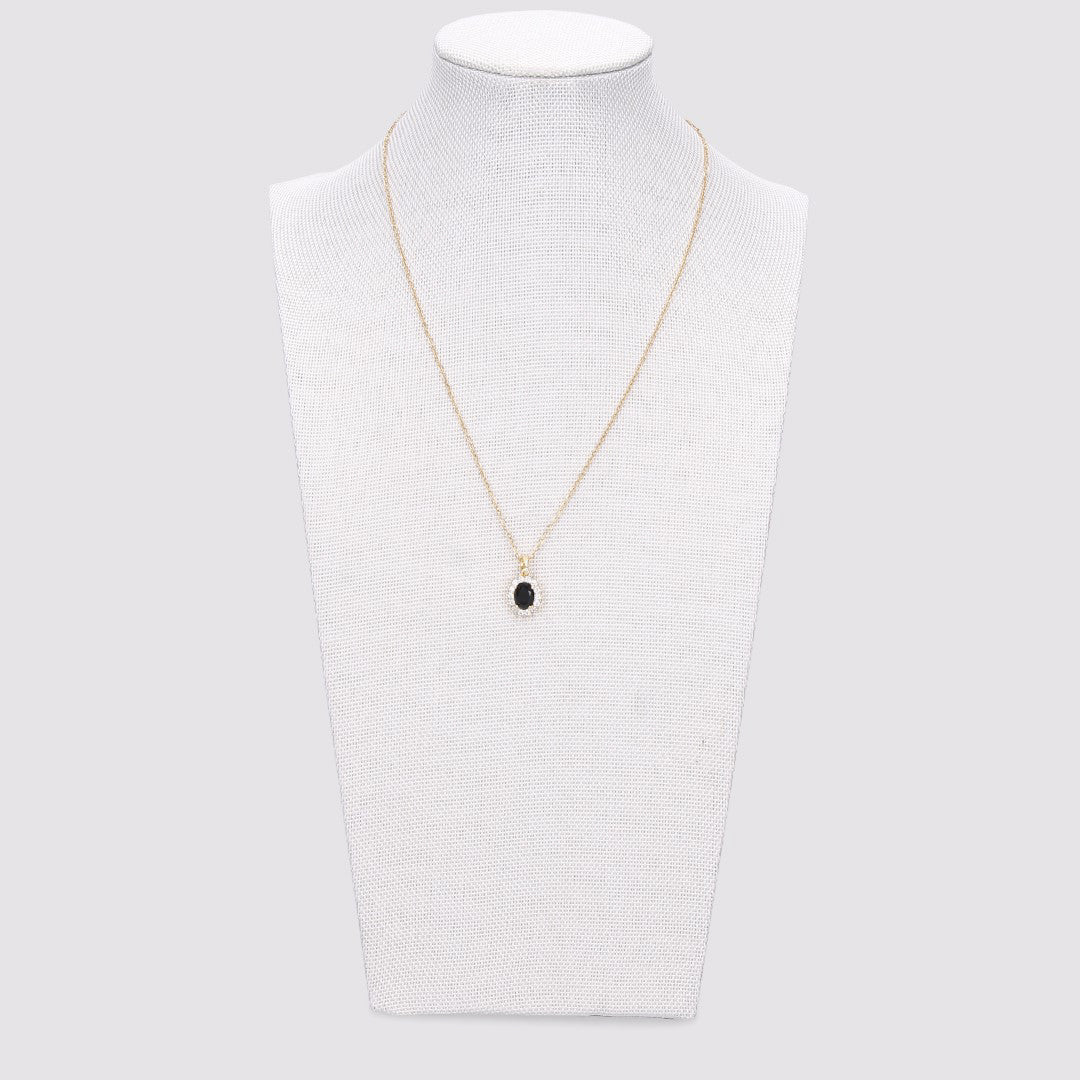 Collana Punto Luce Pavé Oro