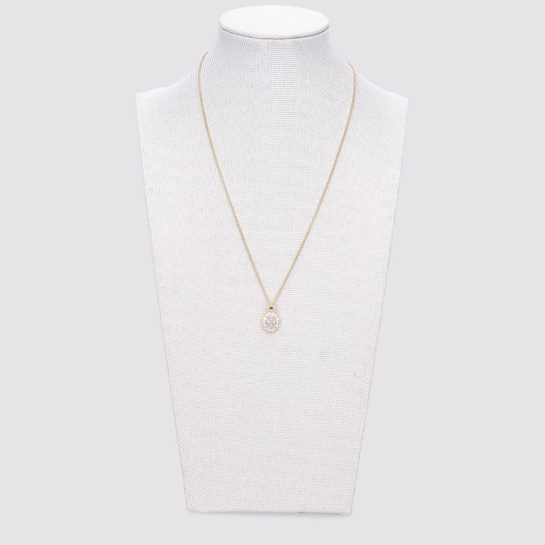 Collana Punto Luce Pavé Oro