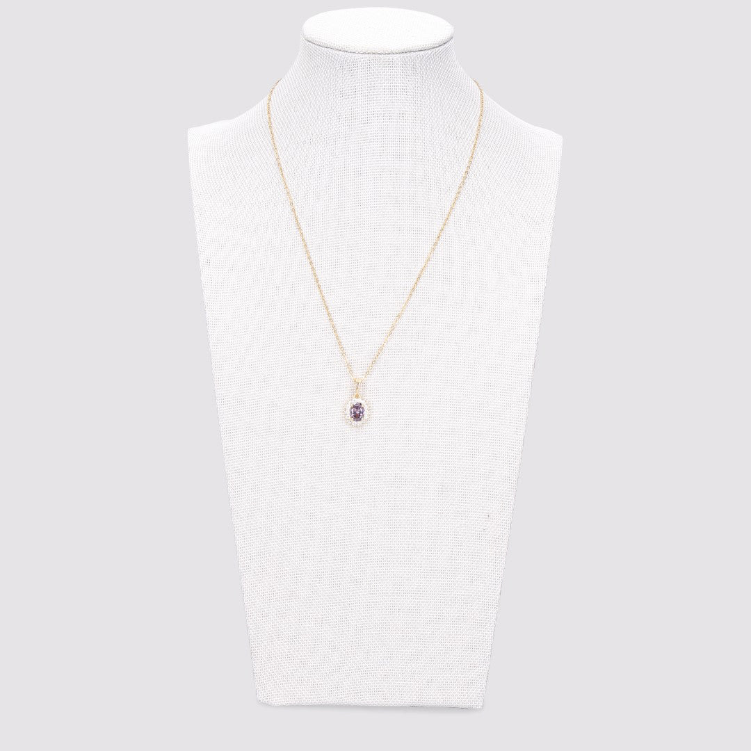 Collana Punto Luce Pavé Oro