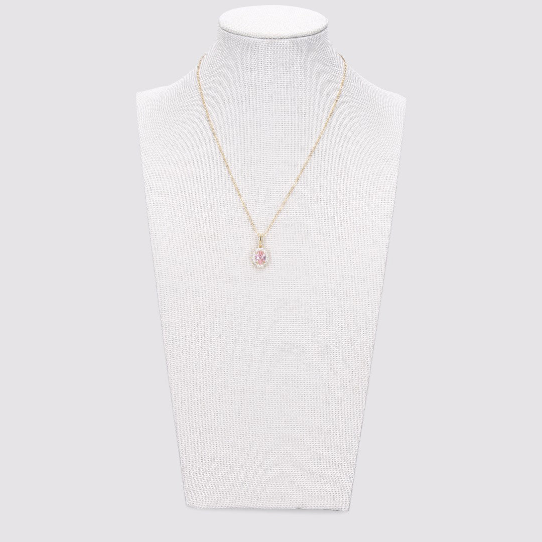 Collana Punto Luce Pavé Oro