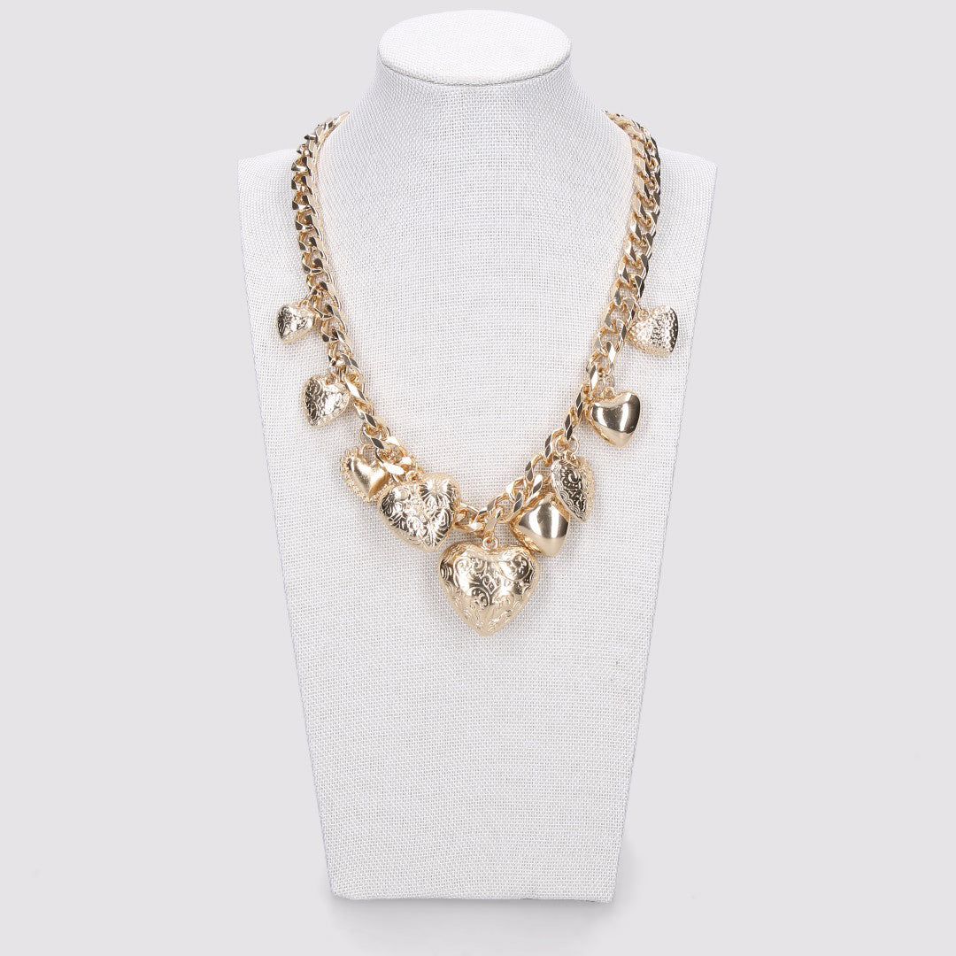 Collana Multicuore Oro
