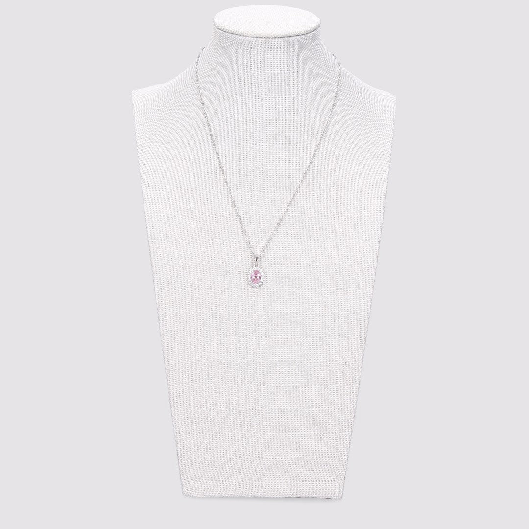 Collana Punto Luce Pavé Argento