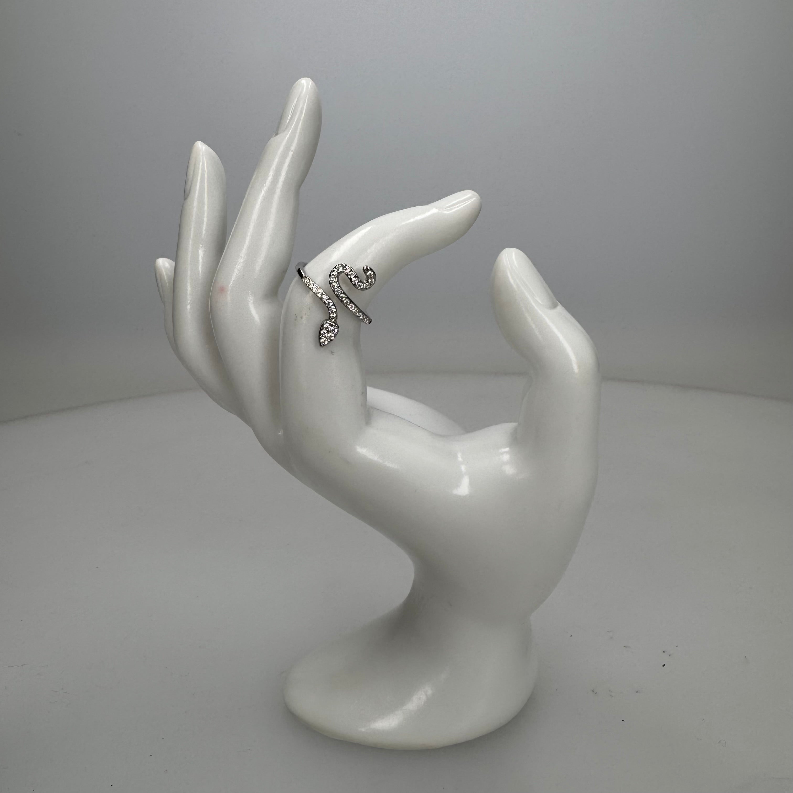 Anello Serpente Strass