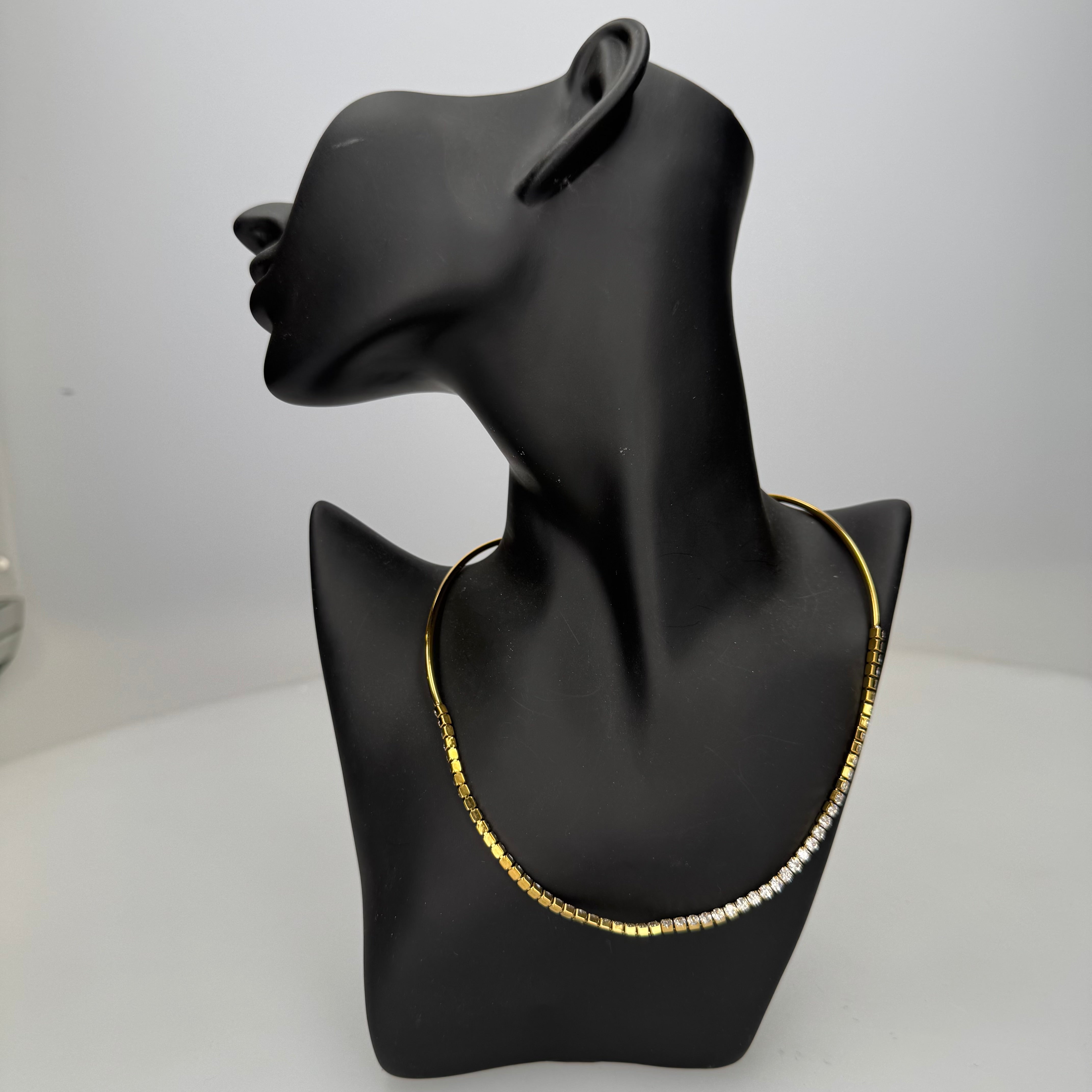 Collana Mezzo Tennis Semirigida