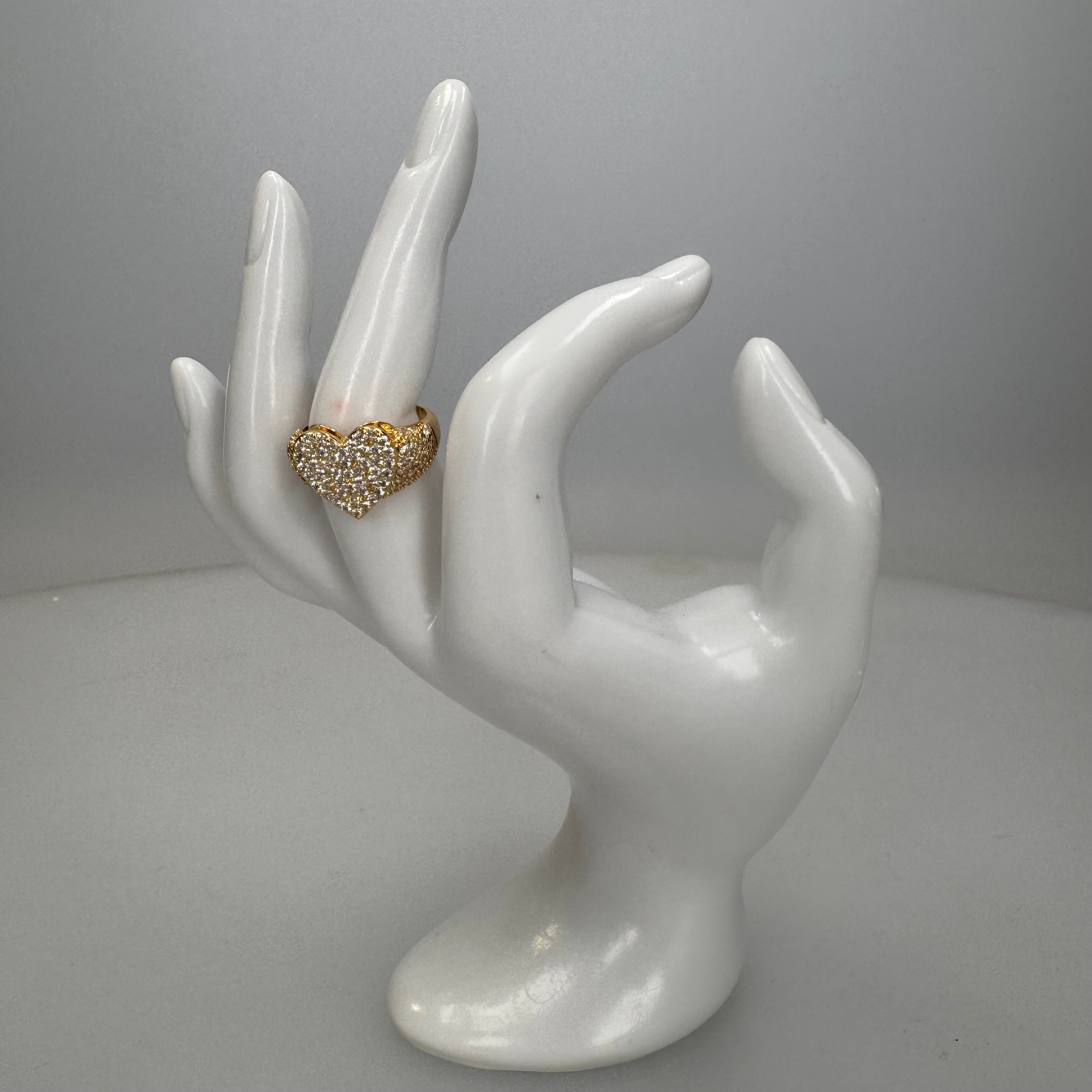 Anello Cuore Strass