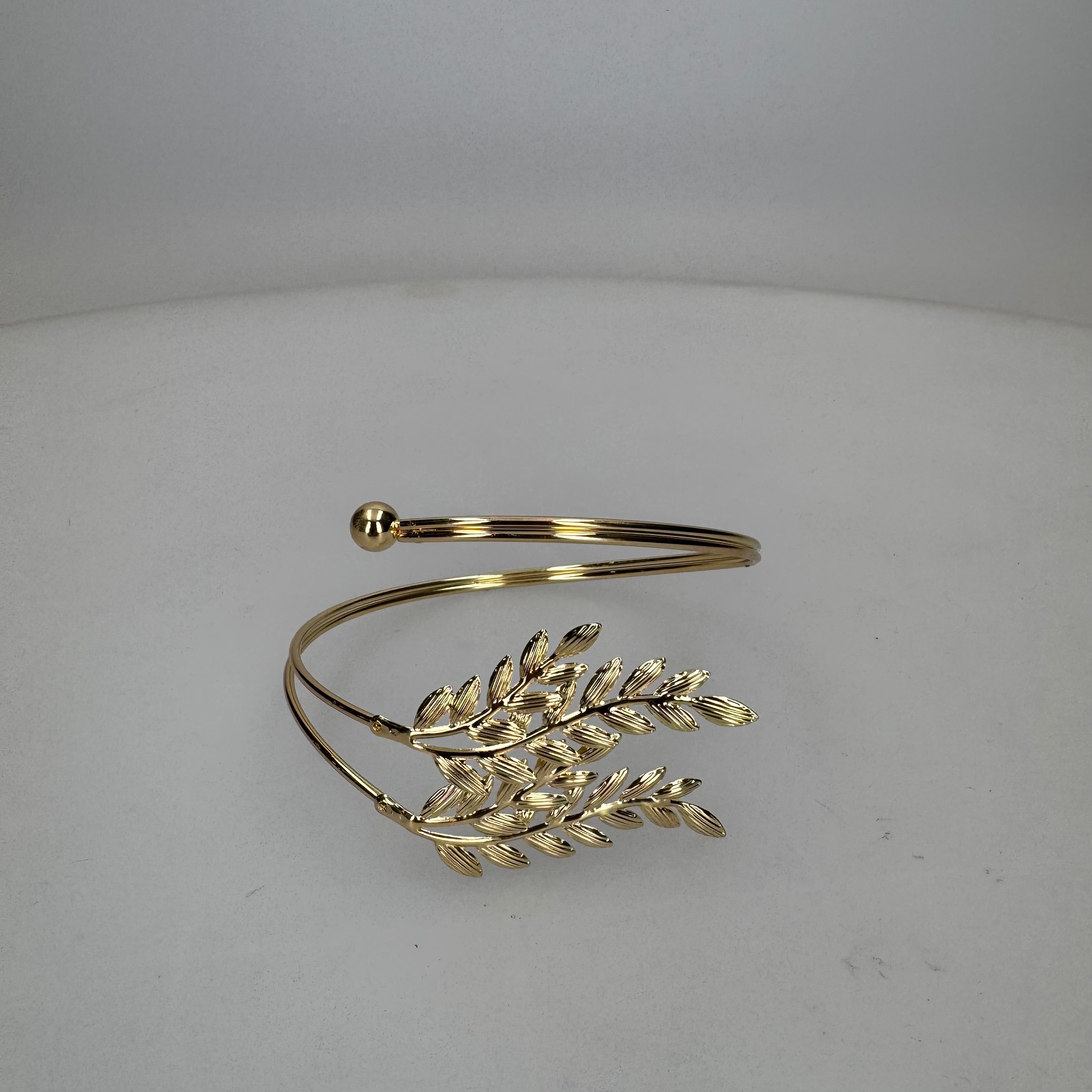 Bracciale Rigido Foglie